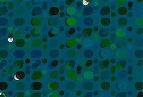 Light Blue, Green vector template with liquid shapes.