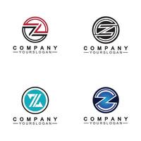 Z Letter Logo concept.Z letter creative fonts monogram icon symbol. vector