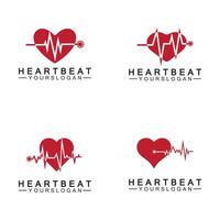 art design health medical heartbeat pulse vector