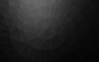 plata oscura, vector gris brillante patrón hexagonal.