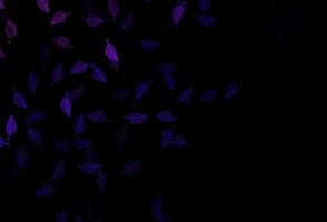 Dark Purple, Pink vector doodle background.