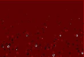 Light Red vector cover with spots.