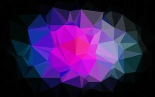 Dark Multicolor, Rainbow vector shining triangular pattern.