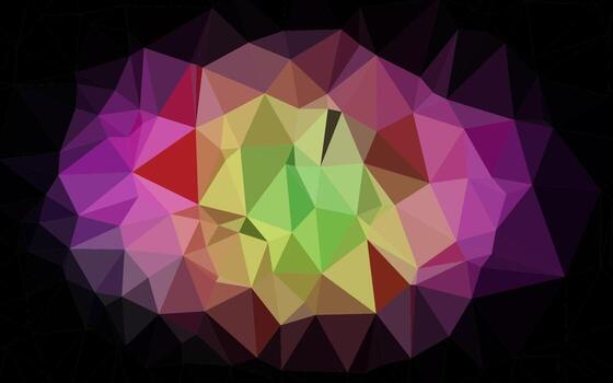 Light Multicolor, Rainbow vector abstract mosaic background.