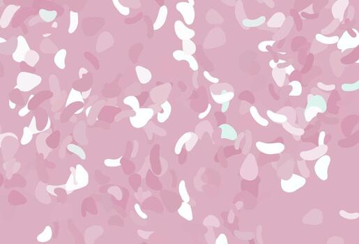 Light pink vector pattern with chaotic shapes.