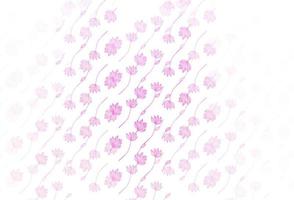 Light Pink vector sketch texture.