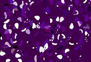 Light purple vector template with memphis shapes.