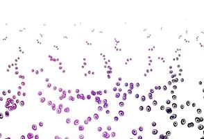 Light Purple vector template with circles.