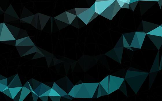 Light BLUE vector shining triangular pattern.