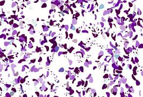 Light purple vector background with abstract forms.