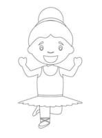 Fairy Tale Coloring Pages vector