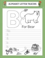 Alphabet tracing worksheet A-Z writing