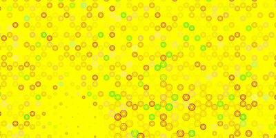 Light Multicolor vector pattern with magic elements.