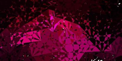Light Pink vector background with polygonal forms.