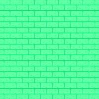 Abstract background green brick wall concrete textured wallpaper pattern seamless vector illustration