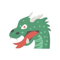 icono de vector de monstruo de dragón que es adecuado para el trabajo comercial y modificarlo o editarlo fácilmente