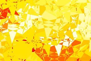 Light Orange vector background with polygonal forms.