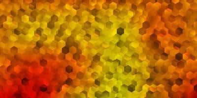 Light orange vector cover with simple hexagons.