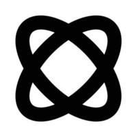 Atom Vector icon which is suitable for commercial work and easily modify or edit it