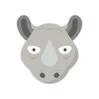 Rhino animal Vector icon which is suitable for commercial work and easily modify or edit it