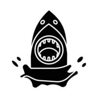 Shark attack Vector icon which is suitable for commercial work and easily modify or edit it