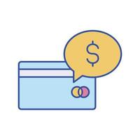 ATM Card Vector icon which is suitable for commercial work and easily modify or edit it