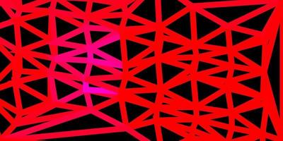patrón poligonal de vector rosa claro, rojo.