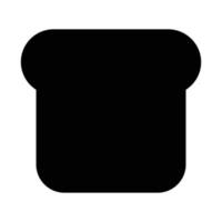 icono de vector de pan de sándwich que es adecuado para el trabajo comercial y modificarlo o editarlo fácilmente
