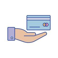 ATM Card Vector icon which is suitable for commercial work and easily modify or edit it