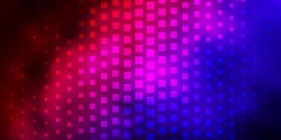 Dark Blue, Red vector background with rectangles.