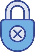 Insecure lock Isolated Vector icon which can easily modify or edit