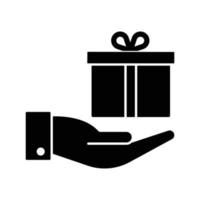 Give Gift Vector icon which is suitable for commercial work and easily modify or edit it