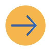 Arrow Forward Vector icon which is suitable for commercial work and easily modify or edit it