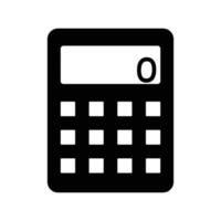 icono de vector de calculadora que es adecuado para el trabajo comercial y modificarlo o editarlo fácilmente