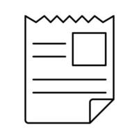 Invoice Bill Vector icon which is suitable for commercial work and easily modify or edit it