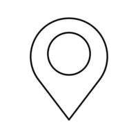 Location pin Vector icon which is suitable for commercial work and easily modify or edit it