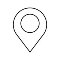 Location pin Vector icon which is suitable for commercial work and easily modify or edit it