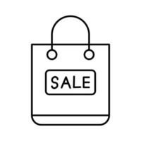 Sale bag Vector icon which is suitable for commercial work and easily modify or edit it