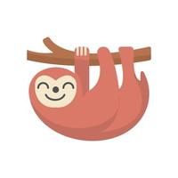 Sloth Animal Vector icon which is suitable for commercial work and easily modify or edit it