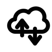 Cloud Service Vector icon which is suitable for commercial work and easily modify or edit it