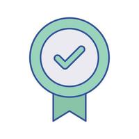 Approved Badge Vector icon which is suitable for commercial work and easily modify or edit it