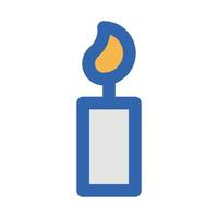 Burn Candle Vector icon which is suitable for commercial work and easily modify or edit it