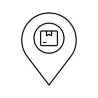 delivery location Vector icon which is suitable for commercial work and easily modify or edit it