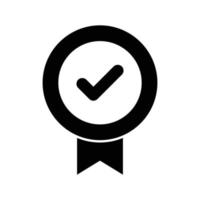 Approved Badge Vector icon which is suitable for commercial work and easily modify or edit it