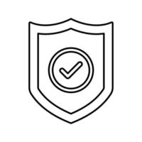 Secure Shield Vector icon which is suitable for commercial work and easily modify or edit it