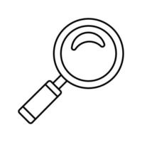Magnifier Vector icon which is suitable for commercial work and easily modify or edit it