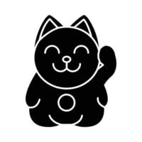 lucky Kitty Animal Vector icon which is suitable for commercial work and easily modify or edit it