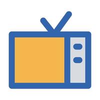 TV Vector icon which is suitable for commercial work and easily modify or edit it