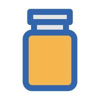 Medical Jar Vector icon which is suitable for commercial work and easily modify or edit it