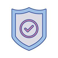 Secure Shield Vector icon which is suitable for commercial work and easily modify or edit it